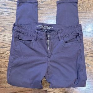 Plum/purple American Eagle jegging - size 14